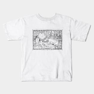 Chaos at the Witch's house Kids T-Shirt